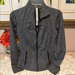 Lululemon Athletica Gray Utility Jacket with High Collar size6